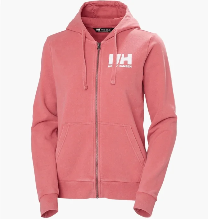 Худі жіноче Helly Hansen W Hh Logo Full Zip Hoodie 2.0 Red 34461-137