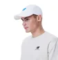 Кепка унисекс New Balance 6 Panel Curved Brim Snap Back V2.0 White Lah13010Wt