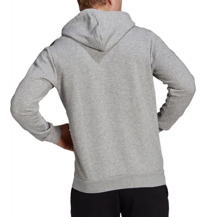 Худи мужское Adidas Essentials Fleece 3-Stripes Grey GK9084
