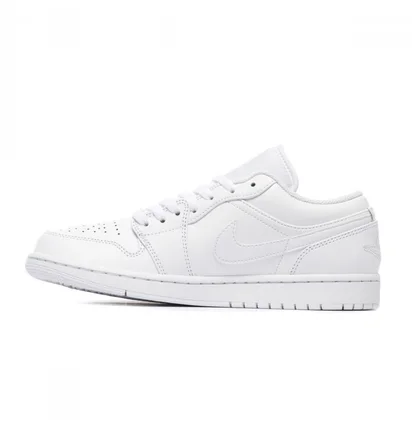 Кроссовки мужские Air Jordan 1 Low White 553558-136