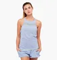 Майка женская Adidas Ml Tank Light Blue CV9941