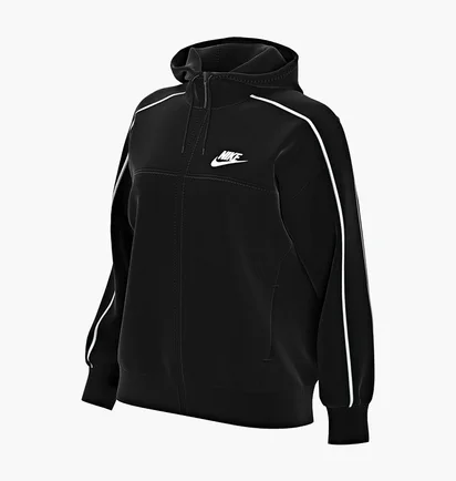 Толстовка жіноча Nike W Nsw Mlnm Essntl Flc Fz Hdy Black CZ8338-010
