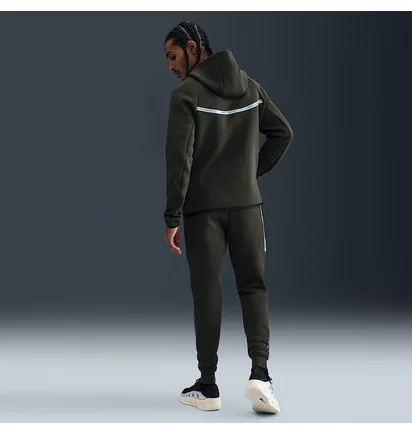 Толстовка мужская Nike Tech Flc Wr Fz Reflec Olive IM6537-355