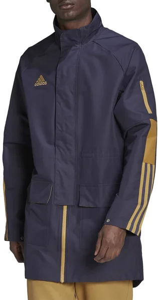Парка мужская Adidas Hooded Jacket Sportswear Tiro Parka Aw Blue HF8392