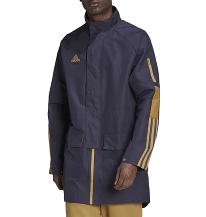 Парка мужская Adidas Hooded Jacket Sportswear Tiro Parka Aw Blue HF8392