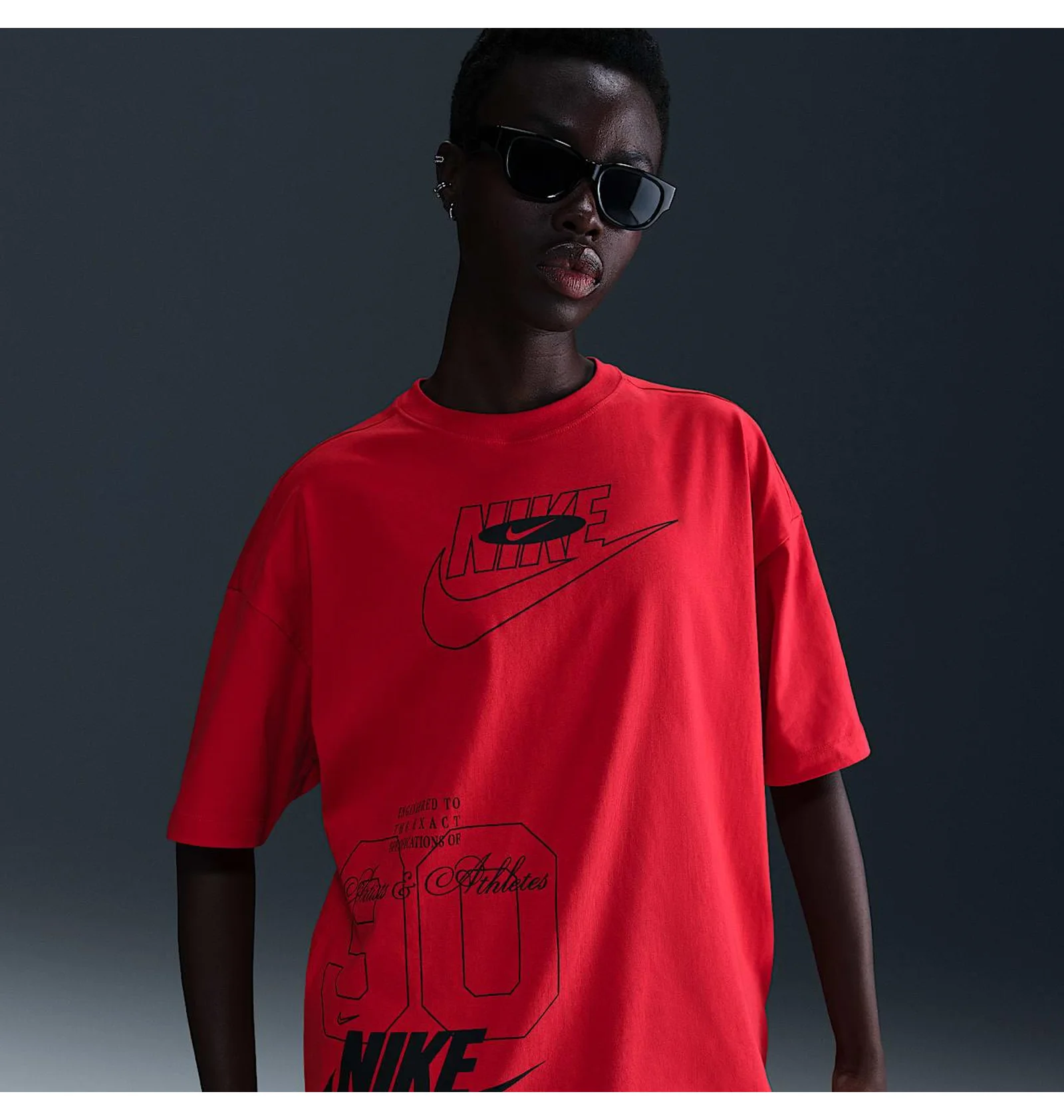 ᐉ Футболка жіноча Nike Nsw Dance Os Tee Red HJ2993-657 - придбати