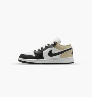 Кроссовки детские Air Jordan 1 Low Gs White/Multi 553560-153