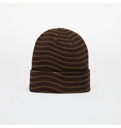 Шапка мужская Dime College Wave Cuff Beanie Brown DIMEFA2457BLK