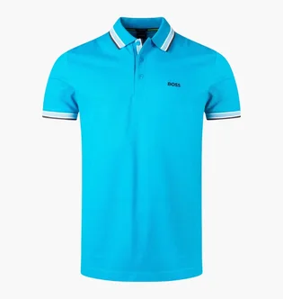 Поло мужское Boss Paddy Light Blue 50469055-452
