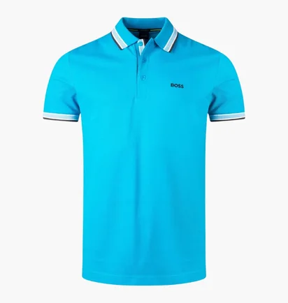 Поло мужское Boss Paddy Light Blue 50469055-452