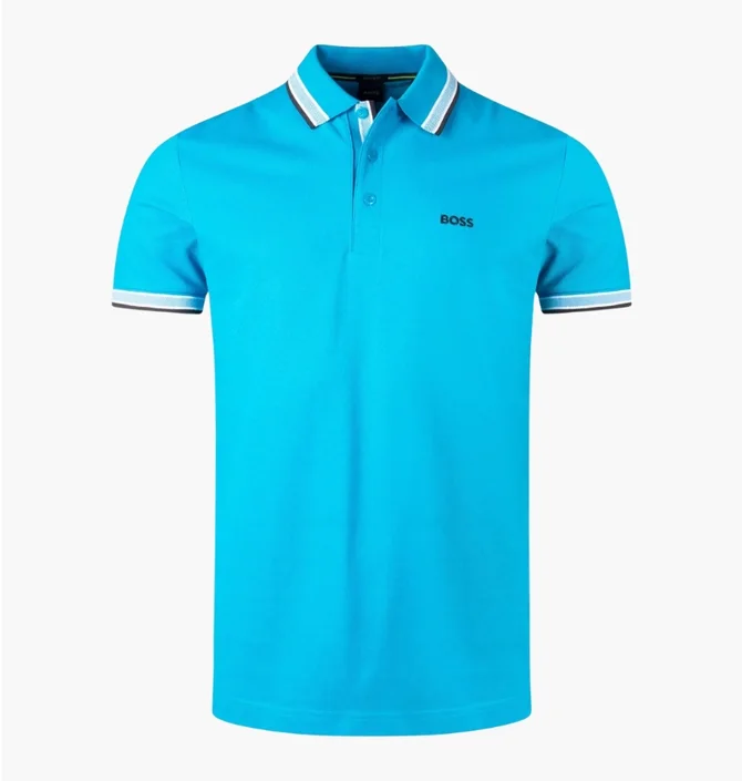 Поло мужское Boss Paddy Light Blue 50469055-452