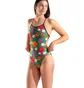 Купальник женский Arena Rain Forest Swimsuit Tie Back Green 010172-670