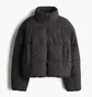 Пуховик женский H&M Short Puffer Jacket Grey 1228408007