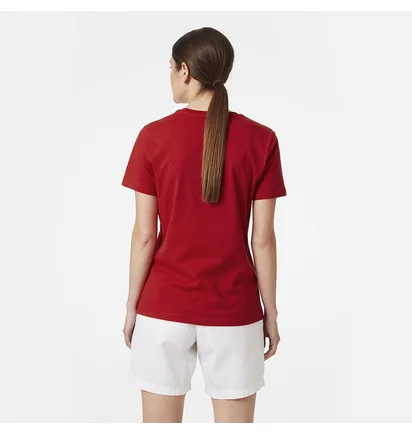 Футболка женская Helly Hansen Logo T-Shirt Red 34112-162