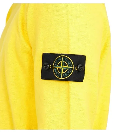 Свитшот мужской Stone Island Sweater Yellow 1015502B0-V0030