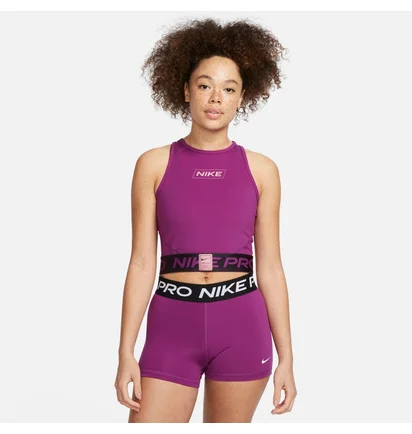 Топ жіночий Nike Pro Dri-Fit Graphic Crop Tank Violet Dq5593-503