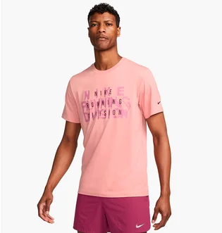 Футболка чоловіча Nike Dri-Fit Run Division Pink FJ2356-618