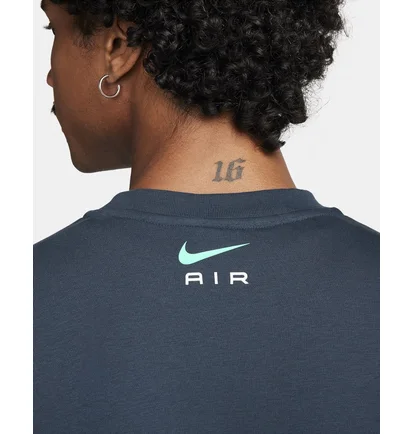 Свитшот мужской Nike Air Fleece Crew-Neck Sweatshirt Blue FN7692-410
