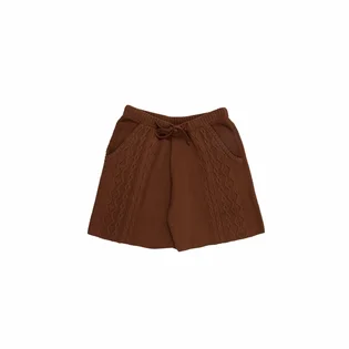 Шорти чоловічі Pleasures Charlie Knit Shorts Brown P23SP045-BROWN