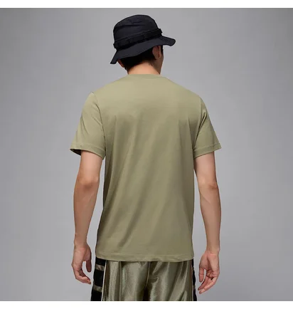 Футболка чоловіча Air Jordan Air Ss Crew Olive IB7353-238