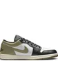Кроссовки мужские Air Jordan 1 Low White/Olive 553558-092