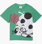 Футболка дитяча Puma Sporty Cats Relaxed Green 634549-40