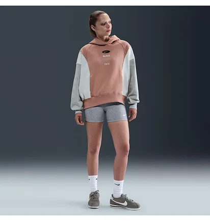 Худі жіноче Nike Nsw Phnx Flc Remix Peach/Multi IH8516-688
