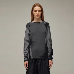 Лонгслів жіночий Adidas Y-3 Logo Knit Grey IR6261