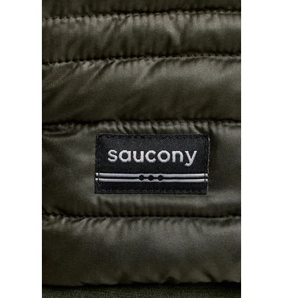 Ветровка мужская Saucony Solstice Oysterpuff Jacket Green SAM800350-UB