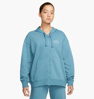 Куртка жіноча Nike Dri-Fit Get Fit WomenS Graphic Full-Zip Training Hoodie Light Blue DQ5536-440