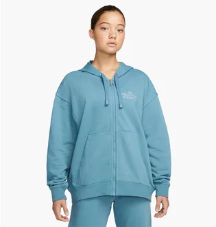Куртка женская Nike Dri-Fit Get Fit WomenS Graphic Full-Zip Training Hoodie Light Blue DQ5536-440