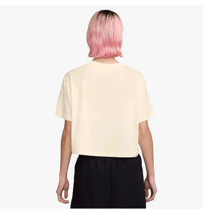 Футболка женская Nike Club Ss Crop Yellow HV4947-110