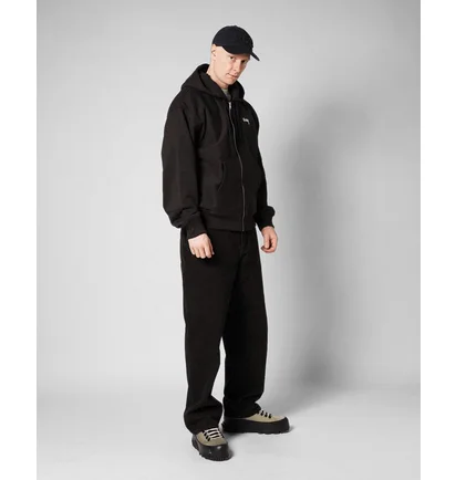 Штаны мужские Stussy Washed Canvas Big Ol Jeans Black 116618-0001