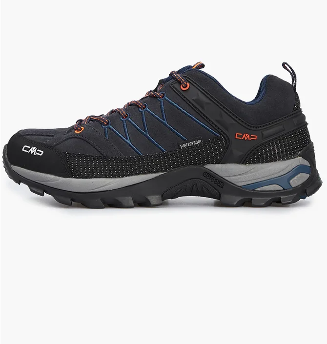 Кроссовки мужские Cmp Rigel Low Trekking Shoes Wp Black 3Q13247-27Nm