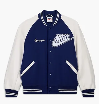 Куртка мужская Nike X Nigo MenS Varsity Jacket Blue/White FV5670-492