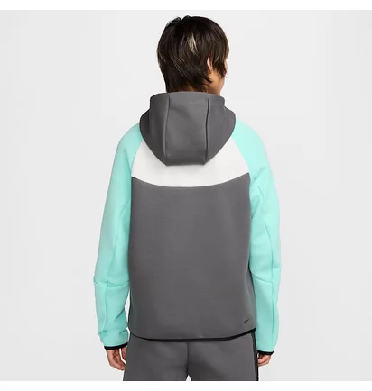 Толстовка мужская Nike Tech Fleece Fz Wr Turquoise/White HV6512-068