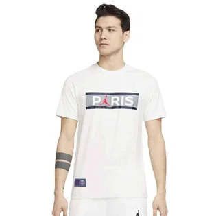 Футболка чоловіча Air Jordan Paris Saint-Germain Wordmark White DB6510-051