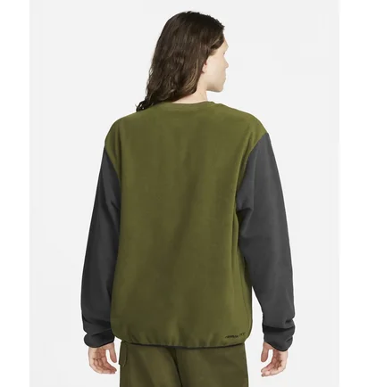 Свитшот мужской Nike M Nsw Spu Tf Polar Flc Crew Green Dq5104-326