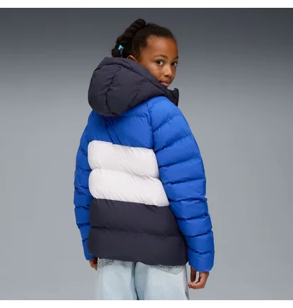Куртка дитяча Puma Synthetic Hooded Puffer Blue/White 688404-13