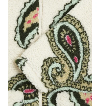 Кофта мужская OBEY Clothing Paisley Fleece Jacket Beige 121800550-UBL
