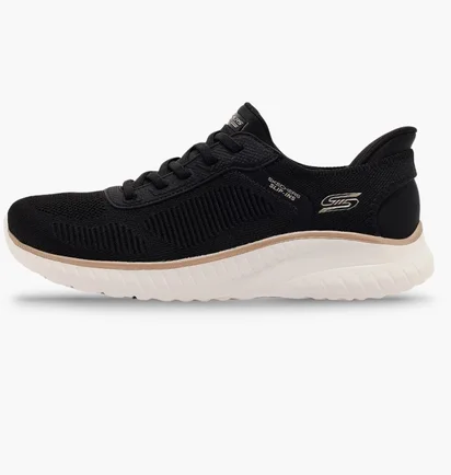 Кроссовки женские Skechers Bobs Sport Squad Chaos Black 117497-BKGD
