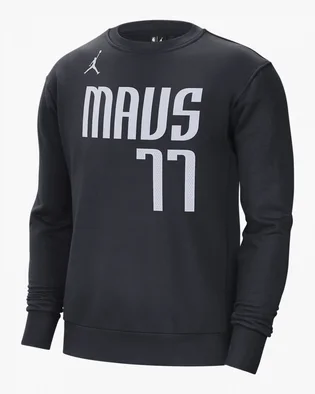 Лонгслив мужской Nike Nba Dallas Mavericks Courtside Statement Edition Black DN9820-426