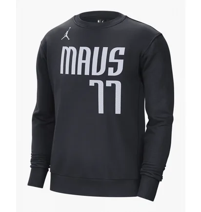 Лонгслів чоловічий Nike Nba Dallas Mavericks Courtside Statement Edition Black DN9820-426