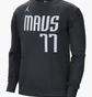 Лонгслів чоловічий Nike Nba Dallas Mavericks Courtside Statement Edition Black DN9820-426