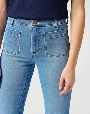 Джинси жіночі Wrangler Flare Blue 112332420