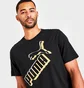 Футболка мужская Puma Essentials+ Big Metallic Logo T-Shirt Black 849866-01