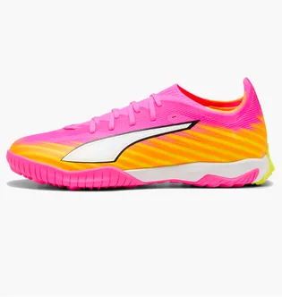 Бутсы унисекс Puma Ultra 6 Match Tt Pink/Yellow 108975-05