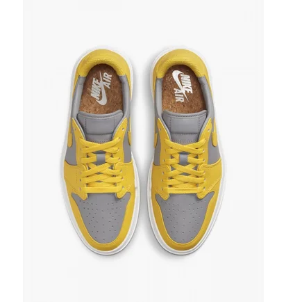 Кроссовки женские Nike Air Jordan 1 Elevate Low Yellow/Grey Dh7004-017