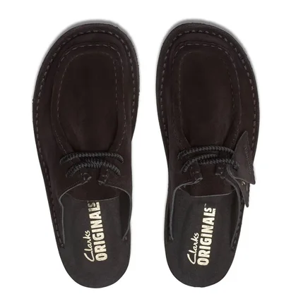 Тапочки жіночі Clarks Desert Nomad Black 26181109