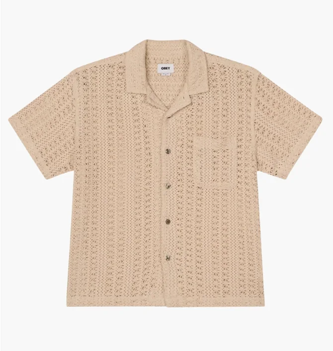 Сорочка чоловіча Obey Harison Brown 181210444-NAT